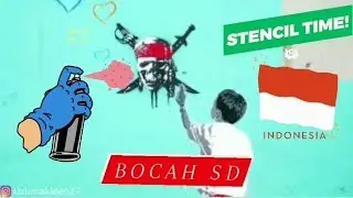 STENCIL ART - BOCAH SD  | JALAN JALAN JAJAKA DENI #13 BALI