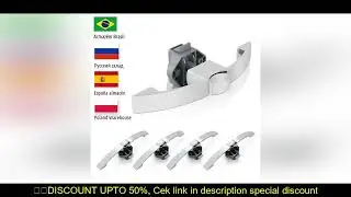 KAK 5 Pack Camper Car Push Button Latch Lock Keyless RV Caravan Boat Motor Cabinet Handle Drawer Loc