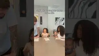 Seeing if our daughter will share her cookies #shorts #funny #toddlers