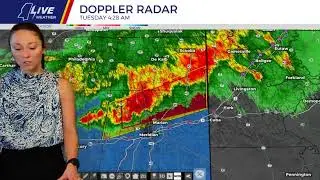 LIVE UPDATE as of 2:24am: Tracking storms moving through Mississippi