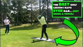 The Towel Drill: UNLOCKING Ground Force Secrets for MORE Power! #trending #golf #golfswing #golftips