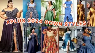 2024 Xplus wear&rsquo;s designs for Elegant and classy women/ maxi dresses 👗 styles/