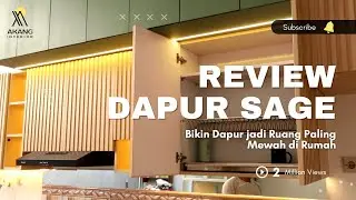 Desain Dapur Sage Green Full PVC Board, Tahan Banjir...