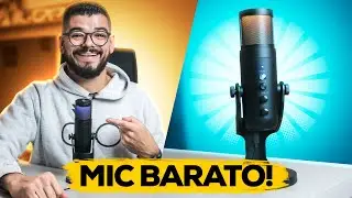 Microfone BARATO do ALIEXPRESS com RGB, Será que é bom?