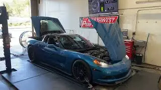 Ls3 Corvette Dyno run with procharger! 640whp.