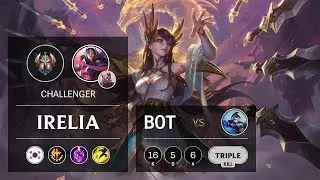 Irelia Bot vs Ashe - KR Challenger Patch 9.13