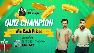 Quiz Champions Live Quiz Session with Prizes