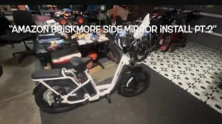 😱 Caroma K4 E-Scooter Mirror Install PT:2 (E-Scooter Upgrade) #SKo_o #unlicensedassassin #escooter