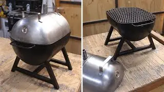 🔥 Como HACER un ASADOR o PARRILLA pequeña 🥩