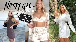 NASTYGAL TRY ON HAUL - Risky purchases, cheap accessories & Staple pieces.