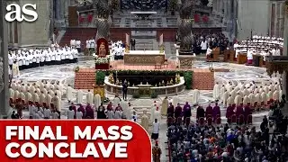 Cardinals attend final mourning mass for late Pope Francis before start of conclave