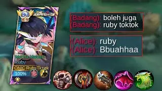 Item Ruby Buat Alice Kena Mental, Build Ruby Full Spellvamp, Full Cooldown!!