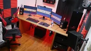One of a kind server rack desk
