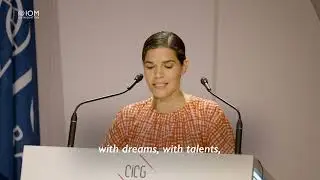 America Ferrera Visits IOM Standing Committee on Programmes and Finance