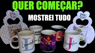 Como começar a ganhar dinheiro em casa com CANECAS PERSONALIZADAS.