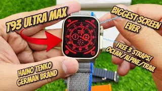 Haino Teko T93 Ultra Max Smartwatch | T93 Ultra Max 49mm | Biggest Screen Ever | Free 3 Straps