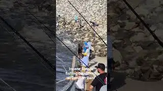 Crazy and crowded Striper fishing conditions at Texoma Denison Dam #catchandrelease
