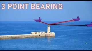 Terrestrial Navigation Basic 8 - Position Plotting using 3 Point Bearing