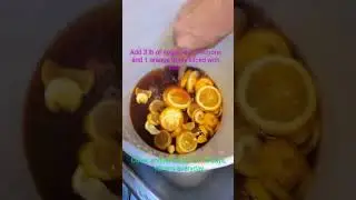 How to make Beautyberry Wine Tutorial.