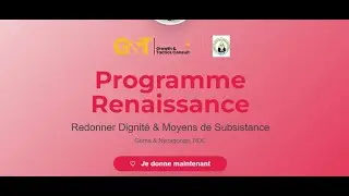 Programme Renaissance de l'ONG SWID - GT consult feat SWID fundraising Campaign