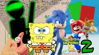 BOB ESPONJA VS BALDI BASICS 2