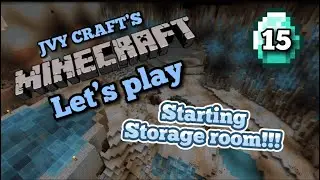 BUILDING A MEGA STORAGE ROOM! Minecraft Survival Let&rsquo;s Play 1.19 Bedrock Edition - Episode 15
