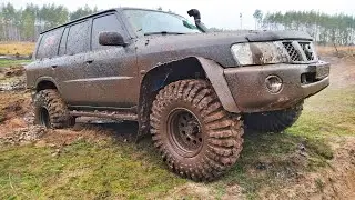 NIVA vs CRAZY NISSAN Patrol vs GAZ-69 vs UAZ [MUD OFF Road]
