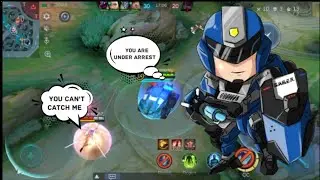 JOHNSON COPS SABER SKIN GAMEPLAY - Mobile Legends Bang Bang