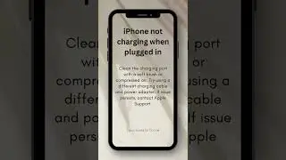 iPhone not charging when plugged in