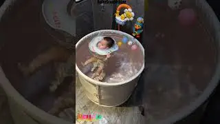 Tired of Bulky Baby Baths? This Baby Folding Bath Bucket Will Change Your Life!#Shorts