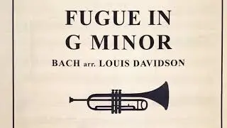 Fugue in g minor  for Four Trumpets / J.S.Bach