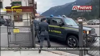 DOPO IL FALLIMENTO IL CRAC DA 4,5 MILIONI ALL'HOTEL AURONZO: 4 PERSONE DENUNCIATE | 25/07/2025