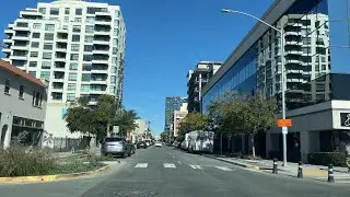 Relaxing Drive From San Diego Airport To Downtown San Diego CA