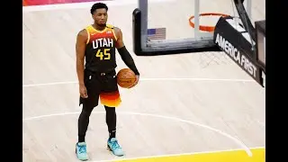 Donovan Mitchell Scores from the Free Throw Line - Cavs vs. Jazz (12/5/2021)