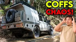 COFFS HARBOUR CHAOS! 😱 Clearing Tracks and Finding Hidden Waterfalls - Bindarri National Park