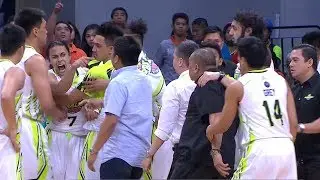 Commotion between Coach Pido and Terrence Romeo | PBA Philippine Cup 2018