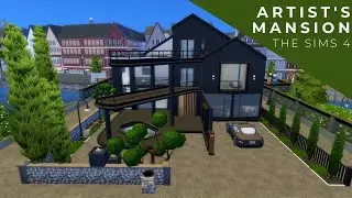 Artist's Mansion | House in Korea | Sims 4 | No CC | Download | stop motion build |