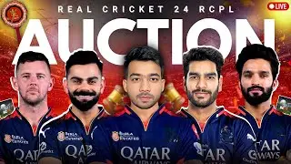 Live RCB vs GT 🏆 | Real Cricket Premier League AUCTION | #realcricket