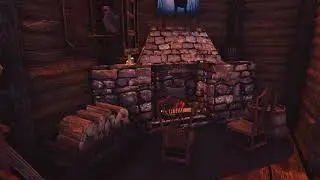 Log Cabin @ Listening Post Bravo - Fallout 4 Player Home Settlement (PC, Mods)