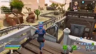 Sarah's conversation with Imposter Dennis  (Fortnite Save The World)