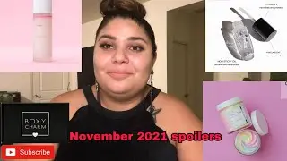 BOXYCHARM November SNEAK PEAK | premium box and base box |#boxycharm #sneakpeak #spoiler #november