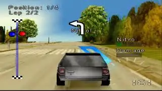 Europe Racer (PS1, 2001) - Berlin (Arcade Race)