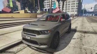 DODGE DURANGO SRT GAMEPLAY GTA5 - FIVEM