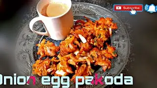ONION EGG PAKODA (ulli egg vada) (vegayem mutta bonda)