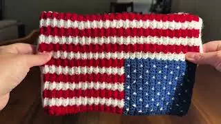 &ldquo;Distress!&rdquo; American Flag Hat Crochet
