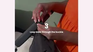 How to attach your stroller straps - Eco Stroller Organiser Edition