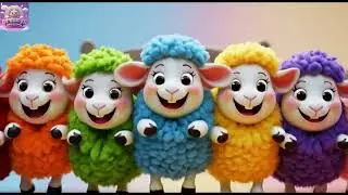 🐑✨ Cute Sheep for Kids | Nursery Rhyme & Fun Animal Song 🎶🌈