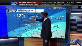 Tracking major winter storm as it moves through the Cincinnati region