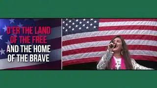 New York Jets vs New England Patriots MetLife Stadium - National Anthem by Candice Lee