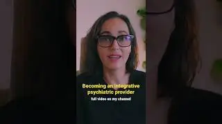 How to offer patients the best level of care with a holistic approach  #integrativepsychiatrist